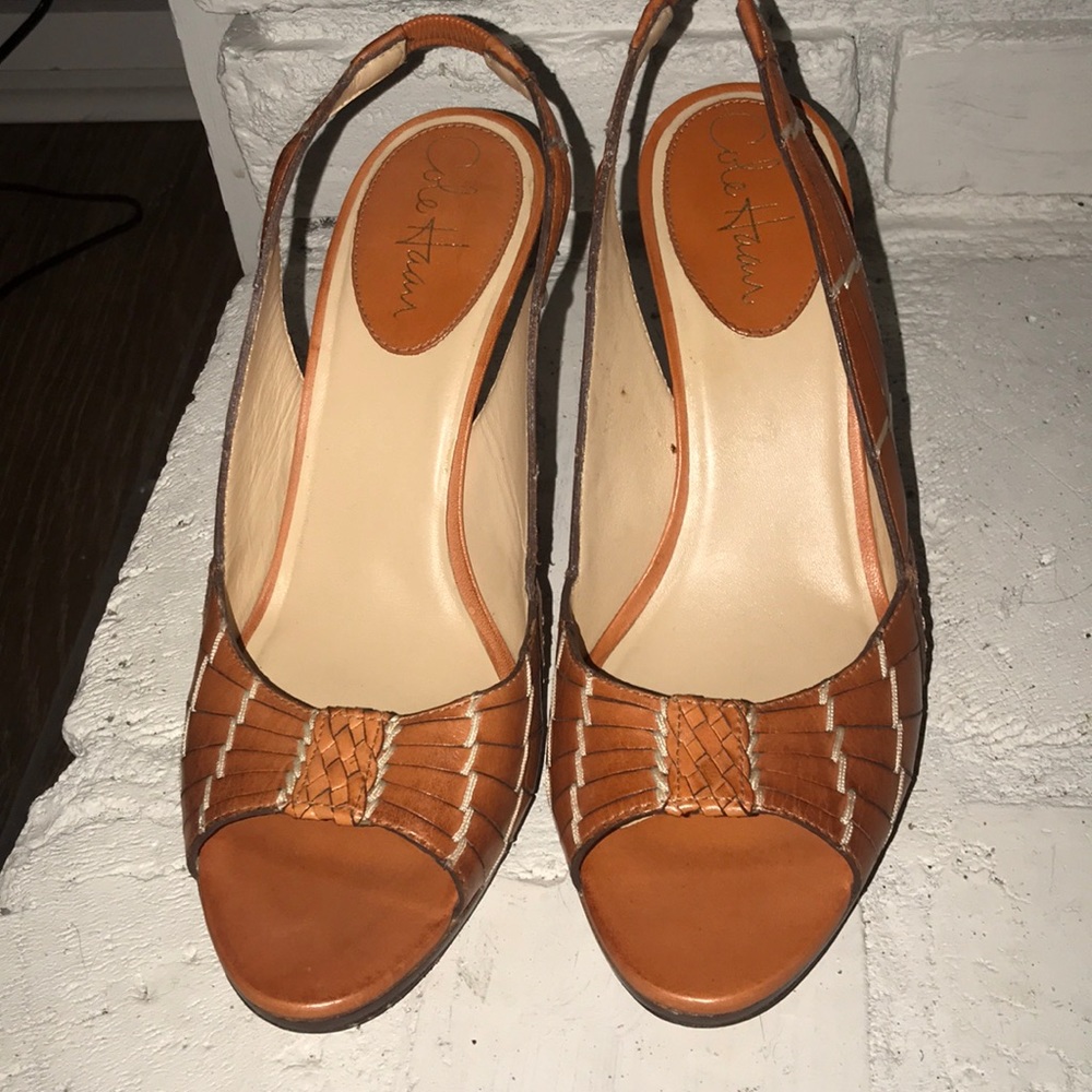 Cole Haan Orange Heels